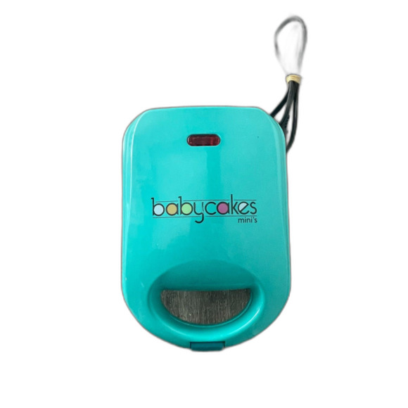 Babycakes Mini’s Waffle Stick Maker Teal Model WMM-40 with Box & Manual - Picture 2 of 7